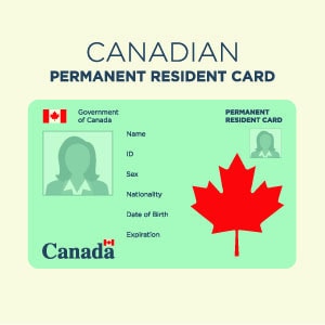 Permanent resident card