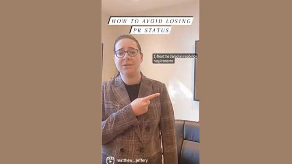 How To Avoid Losing PR Status